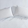 image:imageLaura Ashley  Full Sheet Set Crisp amp Cool Cotton Percale Bedding for Year Round Comfort Deep Pocket Bed Sheets with Matching Pillowcases Blossom Bliss PinkFrancesca Blue