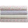 image:imageLaura Ashley  Full Sheet Set Crisp amp Cool Cotton Percale Bedding for Year Round Comfort Deep Pocket Bed Sheets with Matching Pillowcases Blossom Bliss PinkEmogene Purple