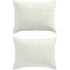 image:imageLaura Ashley  Queen Size Duvet Cover Set 100 Soft Woven Gauze Bedding 3 Piece Reversible Bed Set with Matching Pillowcases Crinkle GreenCrinkle Green