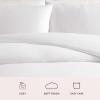 image:imageLaura Ashley  Queen Size Duvet Cover Set 100 Soft Woven Gauze Bedding 3 Piece Reversible Bed Set with Matching Pillowcases Crinkle GreenCrinkle White