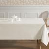 image:imageLaura Ashley Esme Decorative Tablecloth Wrinkle and Stain Resistant Spillproof Water Repellent Washable Polyester Fabric for Dining Kitchen Holiday and Party Set of 8 Napkins WhiteIvory