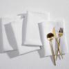 image:imageLaura Ashley Esme Decorative Tablecloth Wrinkle and Stain Resistant Spillproof Water Repellent Washable Polyester Fabric for Dining Kitchen Holiday and Party Set of 8 Napkins WhiteWhite