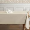 image:imageLaura Ashley Esme Decorative Tablecloth Wrinkle and Stain Resistant Spillproof Water Repellent Washable Polyester Fabric for Dining Kitchen Holiday and Party Set of 8 Napkins WhiteTaupe