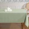 image:imageLaura Ashley Esme Decorative Tablecloth Wrinkle and Stain Resistant Spillproof Water Repellent Washable Polyester Fabric for Dining Kitchen Holiday and Party Set of 8 Napkins WhiteMoss Green