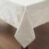 image:imageLaura Ashley Napkins Raised Woven Embroidered Jacquard Fabric Wrinkle Resistant for Dining Holiday Party Wedding or Banquet Set of 6 Napkins Cynthia WhiteMaple Taupe