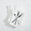 image:imageLaura Ashley Napkins Raised Woven Embroidered Jacquard Fabric Wrinkle Resistant for Dining Holiday Party Wedding or Banquet Set of 6 Napkins Cynthia WhiteCynthia White
