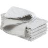 image:imageLaura Ashley Napkins Raised Woven Embroidered Jacquard Fabric Wrinkle Resistant for Dining Holiday Party Wedding or Banquet Set of 6 Napkins Cynthia WhiteSnowflake Silver