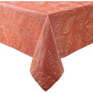 image:imageLaura Ashley Napkins Raised Woven Embroidered Jacquard Fabric Wrinkle Resistant for Dining Holiday Party Wedding or Banquet Set of 6 Napkins Cynthia WhiteMaple Spice