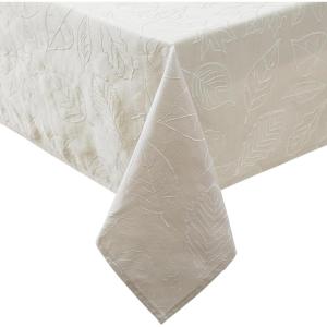 image:imageLaura Ashley Napkins Raised Woven Embroidered Jacquard Fabric Wrinkle Resistant for Dining Holiday Party Wedding or Banquet Set of 6 Napkins Cynthia WhiteMaple Taupe