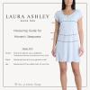 image:imageLaura Ashley Womens Nightgown Ribbed Knit Short Sleeve Henley SleepshirtHeather Stripe