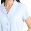 image:imageLaura Ashley Womens Pajamas 2 Piece Cotton Blend Notch Collar Button Down PJ SetBlue Check