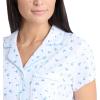 image:imageLaura Ashley Womens Pajamas 2 Piece Cotton Blend Notch Collar Button Down PJ SetBlue Cherries