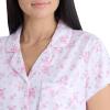 image:imageLaura Ashley Womens Pajamas 2 Piece Cotton Blend Notch Collar Button Down PJ SetTossed Rose