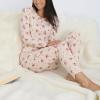 image:imageLaura Ashley Womens Thermal Underwear Set Soft Brushed Waffle Base Layer Long Sleeve Shirt and Legging SetOatmeal Floral