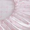 image:imageLaura Ashley  Full Size Sheet Set Crisp amp Cool Printed Satin Bedding with a Light and Breathable Feel 4 Piece Bed Sheets with Deep Pocket Fitted Sheet amp Matching Pillowcases Heart of Mine PinkBow Ribbon Pink