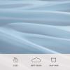 image:imageLaura Ashley  Twin Sheet Set 100 Soft amp Silky Smooth Satin Bed Sheets Deep Pockets Bedding with Matching Fitted Sheet amp Pillowcase Bliss BlueBliss Blue