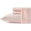 image:imageLaura Ashley  Twin Sheet Set 100 Soft amp Silky Smooth Satin Bed Sheets Deep Pockets Bedding with Matching Fitted Sheet amp Pillowcase Bliss BlueBliss Pink