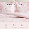 image:imageLaura Ashley  King Comforter Set 100 Soft Cotton Bedding with a Textured Feel Floral Bedding for Year Round Comfort 3 Piece Bed Set with Matching Pillowcases Anja Toile PinkAnja Toile Pink