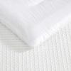 image:imageLaura Ashley  King Comforter Set 7 Piece Bedding Set with Comforter Shams and Bed Sheets Soft Microfiber Lightweight AllSeason Reversible Waffle Design Bella WhiteWaffle Bella White