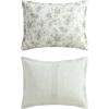 image:imageLaura Ashley  King Comforter Set Soft amp Reversible Cotton Bedding with a Lightweight Feel for Year Round Comfort 3 Piece Bed Set with Matching Pillowcases Walled Garden GreenWalled Garden Green