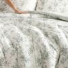 image:imageLaura Ashley  King Comforter Set Soft amp Reversible Cotton Bedding with a Lightweight Feel for Year Round Comfort 3 Piece Bed Set with Matching Pillowcases Walled Garden GreenWalled Garden Green