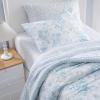 image:imageLaura Ashley  King Comforter Set Soft amp Reversible Floral Bedding with Bonus Bed Sheets amp Pillowcases 7 Piece Bed Set for Year Round Comfort Quartet Jaynie TickingStripe BlueDelphine Saras Sprig Blue