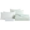 image:imageLaura Ashley  King Comforter Set Soft amp Reversible Floral Bedding with Bonus Bed Sheets amp Pillowcases 7 Piece Bed Set for Year Round Comfort Quartet Jaynie TickingStripe BlueQuartet JaynieTicking Stripe Blue