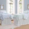 image:imageLaura Ashley  King Comforter Set Soft amp Reversible Floral Bedding with Bonus Bed Sheets amp Pillowcases 7 Piece Bed Set for Year Round Comfort Quartet Jaynie TickingStripe BlueDelphine Saras Sprig Blue
