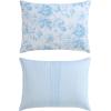 image:imageLaura Ashley  Queen Comforter Set Bedding Set Includes Matching Bed Sheets Shams amp Pillowcases Medium Weight OekoTEX Certified Anja BlueAnja Blue