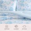 image:imageLaura Ashley  Queen Comforter Set Bedding Set Includes Matching Bed Sheets Shams amp Pillowcases Medium Weight OekoTEX Certified Anja BlueAnja Blue