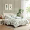 image:imageLaura Ashley  Queen Comforter Set Reversible Cotton Floral Bedding with a Naturally Soft Feel 3 Piece Bed Set with Matching Pillowcases Blossom Dance BlueBlossom Dance
