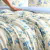 image:imageLaura Ashley  Queen Comforter Set Reversible Cotton Floral Bedding with a Naturally Soft Feel 3 Piece Bed Set with Matching Pillowcases Blossom Dance BlueBlossom Dance
