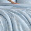 image:imageLaura Ashley  Twin Bonus Comforter Set Reversible Bedding with a Naturally Soft Feel 5 Piece Bed Set with Matching Pillowcases Euro Shams amp Decorative Pillows Pamelas PosiesPretty Stripe PinkMagnolia Grove Blue