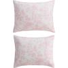 image:imageLaura Ashley  Twin Comforter Set Soft and Reversible Cotton Bedding with Bonus Bed Sheets amp Pillowcases 5Piece Floral Bed Set Natalie Bedford PinkNatalie Bedford Pink