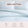 image:imageLaura Ashley  Twin Comforter Set Striped Cotton Bedding with a Naturally Soft Feel 2 Piece Bed Set with Matching Pillowcase Dilly Dally Stripe BlueDilly Dally Stripe Blue