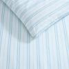 image:imageLaura Ashley  Twin Comforter Set Striped Cotton Bedding with a Naturally Soft Feel 2 Piece Bed Set with Matching Pillowcase Dilly Dally Stripe BlueDilly Dally Stripe Blue