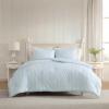 image:imageLaura Ashley  Twin Comforter Set Striped Cotton Bedding with a Naturally Soft Feel 2 Piece Bed Set with Matching Pillowcase Dilly Dally Stripe BlueDilly Dally Stripe Blue