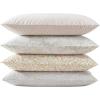 image:imageLaura Ashley  Standard Pillowcase Set Cotton Percale Pillowcases Crisp Breathable amp Cool to the Touch Pack of 2 Evie Coral PinkEmogene Purple