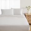 image:imageLaura Ashley  Standard Pillowcase Set Cotton Percale Pillowcases Crisp Breathable amp Cool to the Touch Pack of 2 Evie Coral PinkEvie Pink