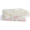image:imageLaura Ashley  Plush Throw Blanket 50x70 Soft and Warm with a Lightweight Feel Reversible Floral Design with Stripe Reverse Bedford Pink PinkAnnalise Green