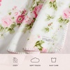 image:imageLaura Ashley  Plush Throw Blanket 50x70 Soft and Warm with a Lightweight Feel Reversible Floral Design with Stripe Reverse Bedford Pink PinkAshfield Pink