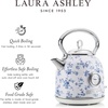 image:imageLaura Ashley Stainless Steel Electric Kettle 17 Liter  1500W Rapid Boil Electric Kettles for Boiling Water  Electric Tea Kettles Automatic Shut Off  Overheat amp Boil Dry Protection Cordless KettleChina Rose