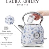 image:imageLaura Ashley Stainless Steel Electric Kettle 17 Liter  1500W Rapid Boil Electric Kettles for Boiling Water  Electric Tea Kettles Automatic Shut Off  Overheat amp Boil Dry Protection Cordless KettleChina Rose