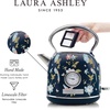 image:imageLaura Ashley Stainless Steel Electric Kettle 17 Liter  1500W Rapid Boil Electric Kettles for Boiling Water  Electric Tea Kettles Automatic Shut Off  Overheat amp Boil Dry Protection Cordless KettleElveden Navy
