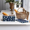 image:imageLaura Ashley VQ Bread Bin  Wild MeadowElveden Navy Bread Bin
