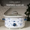 image:imageVQ  Laura Ashley 68 Quart Slow Cooker  Wild MeadowChina Rose 68 Quart Slow Cooker
