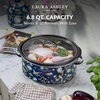 image:imageVQ  Laura Ashley 68 Quart Slow Cooker  Wild MeadowElveden Navy 68 Quart Slow Cooker