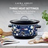 image:imageVQ  Laura Ashley 68 Quart Slow Cooker  Wild MeadowElveden Navy 68 Quart Slow Cooker