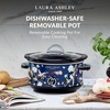 image:imageVQ  Laura Ashley 68 Quart Slow Cooker  Wild MeadowElveden Navy 68 Quart Slow Cooker