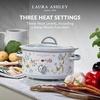 image:imageVQ  Laura Ashley 68 Quart Slow Cooker  Wild MeadowElveden White 68 Quart Slow Cooker